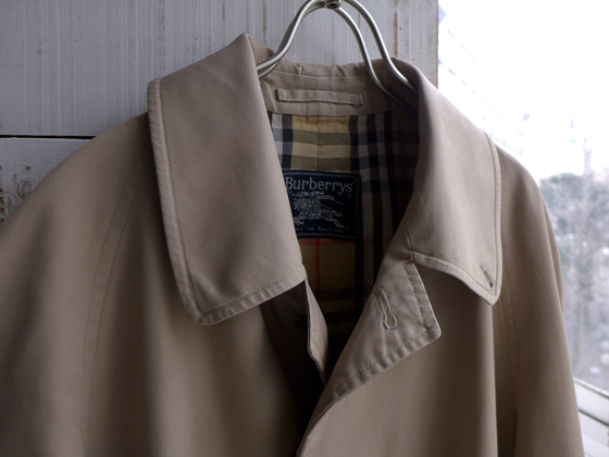 1970s Vintage Burberrys Stain Collar Coat (Balmacaan Coat) ヴィンテージ英国製