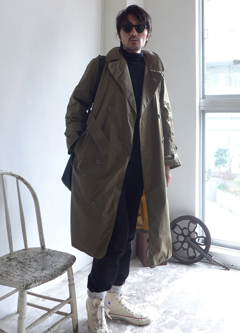 ミリタリー薫るエレガンス BRITISH WARM COAT 英国製