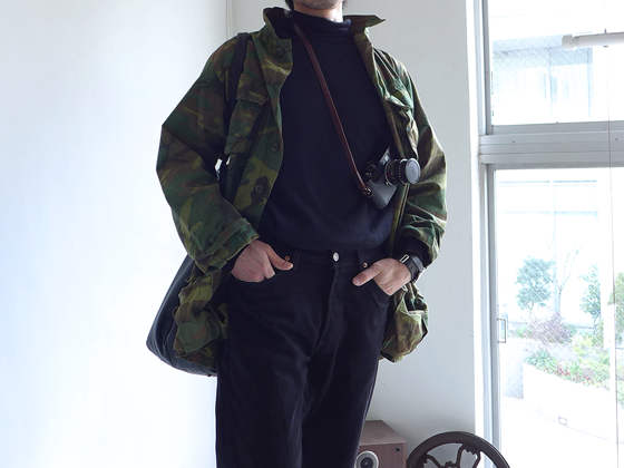 ジャケット・アウター ERDL 4th. DSA 100-69-C-0233 US ARMYグリーンリーフカモERDLジャングルファティーグ