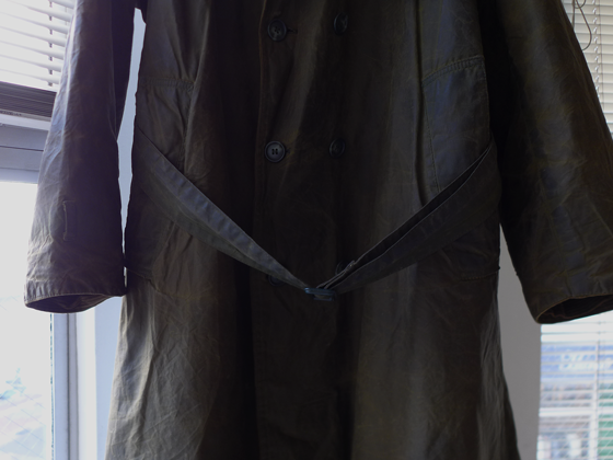 1980s Vintage Barbour Trench Coat Olive ヴィンテージバブアー