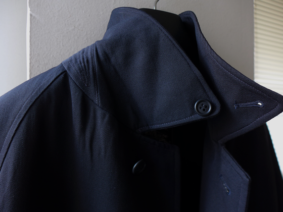 1980s Vintage Burberrys Wool Gabardine Stain Collar Coat 1980s Vintage Burberrys Wool Gabardine Stain Collar Coat