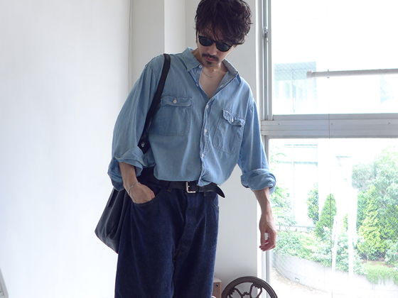 1960～70s Vintage BIG MAC Cotton Chambray Shirt ヴィンテージ