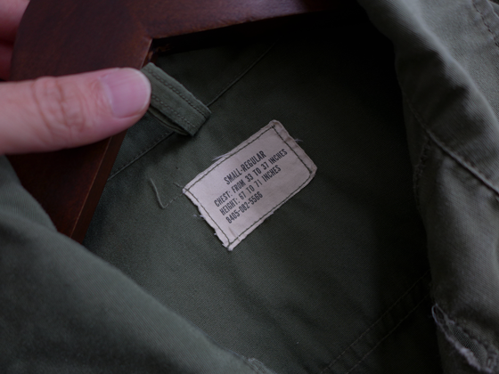 1960s Vintage U.S.Army Jungle Fatigue Jacket 3rd (S-R