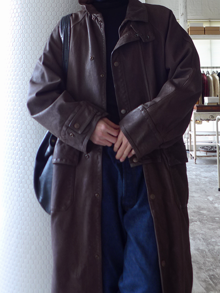 Marlboro Classics ロングコート EU50 Marlboro(マルボロ) 90's corduroy colorwork long coat