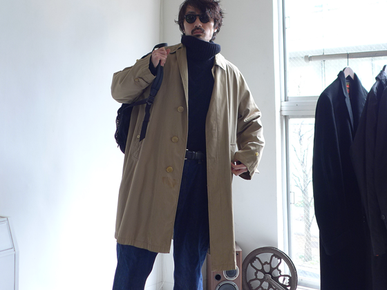 1960~70s Vintage Burberrys Cotton Balmacaan Coat 1960~70s Vintage Burberrys Cotton Balmacaan Coat