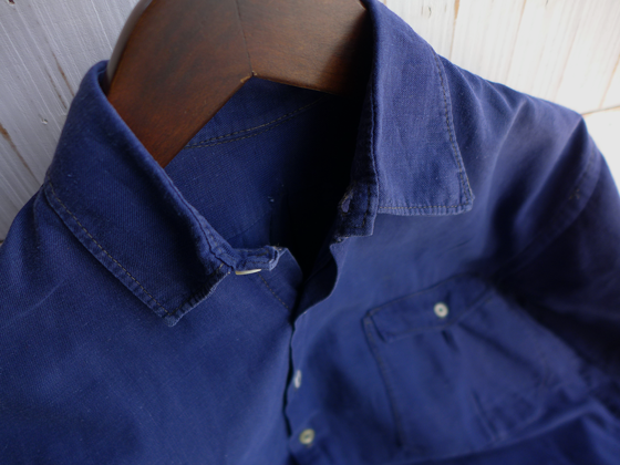 VINTAGE 50s FRENCH WORK SHIRT