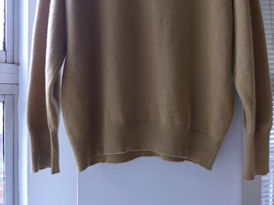 ballantyne ヴィンテージ ニットセーター カシミヤ100% ベージュ 1970s Vintage Ballantyne Cashmere Sweater ヴィンテージ