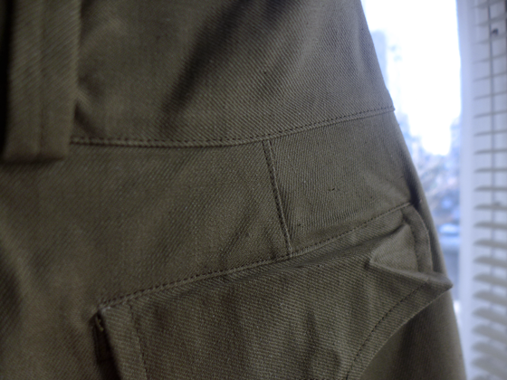 1950s Vintage French Army M-47 Trousers Dead Stock 1950s Vintage French Army M-47 Trousers Dead Stock
