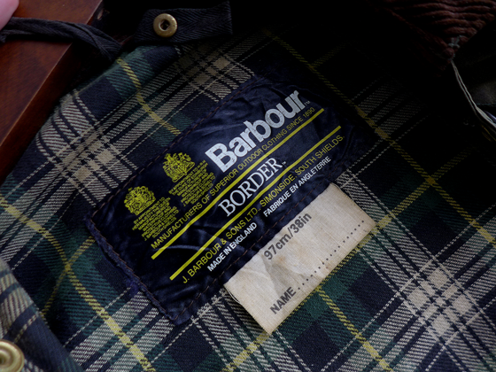 1980s Vintage Barbour Border Waxed Jacket 2Crown 1980s Vintage Barbour Border Waxed Jacket 2Crown