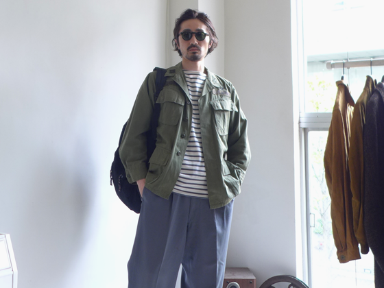 ジャケット・アウター 70s Jangle Fatigue Jacket 4th S-S 2a17cf1585c30ef13ff9561a5f1ebf
