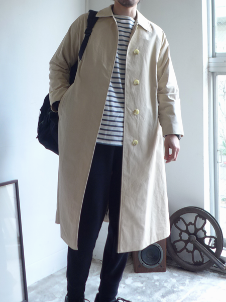 1970～80s Vintage Burberrys Cotton Gabardine Balmacaan Coat