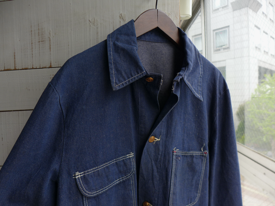 ジャケット・アウター vintage wrangler denim coverall ag 古着通販】00年代 Wrangler ラングラー デニムボアジャケット