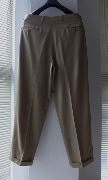 1980s Vintage GIVENCHY Wool Gabardine Slacks ヴィンテージ