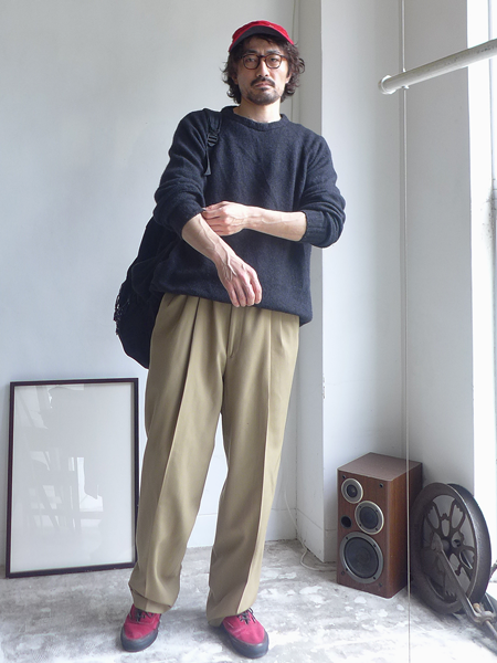 1980s Vintage GIVENCHY Wool Gabardine Slacks ヴィンテージ