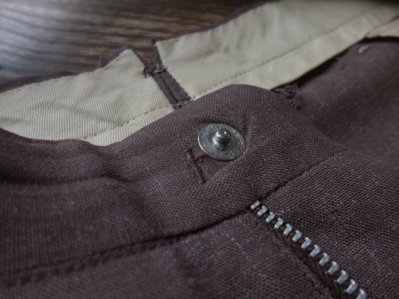 1950s Vintage Rayon Slacks Brown ヴィンテージレーヨン 1950s Vintage Rayon Slacks Brown ヴィンテージレーヨン
