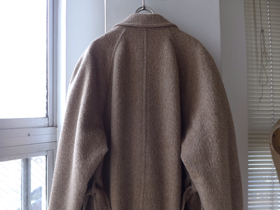 バーバリー厚手アルパカのコート 1980s Vintage Burberrys Alpaca Balmacaan Coat ヴィンテージ