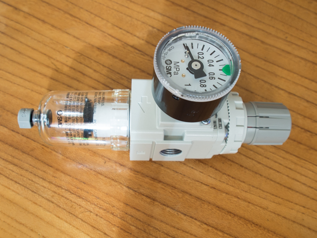 レトラ517改めウェーブコンプレッサー517 修理完了 フィルターレギュレーターとかウオーターセパレーターとか 休日モード