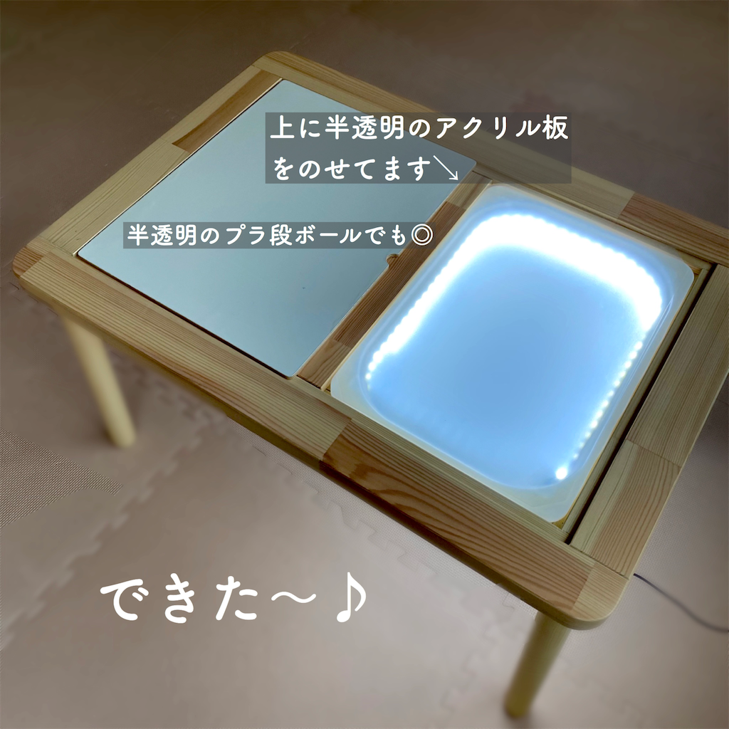 ライトテーブル☆ - Anne's Home Edu