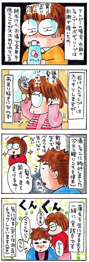 体質改善についての日記漫画