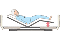介護ベッド　脚上げ機能