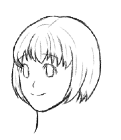 髪が描けない アラサーから始めるお絵かき練習帳