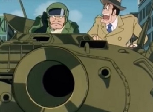 さらば愛しきルパンよ』 直筆動画【防衛軍戦車】宮崎駿 ルパン三世