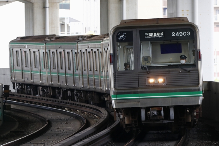 大阪メトロ　側面方向幕【中央線】 大阪メトロ中央線 側面方向幕 幕回し】大阪メトロ中央線森ノ宮駅 20