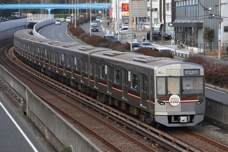北大阪急行を撮影しました。 - 安全側線だいありー3