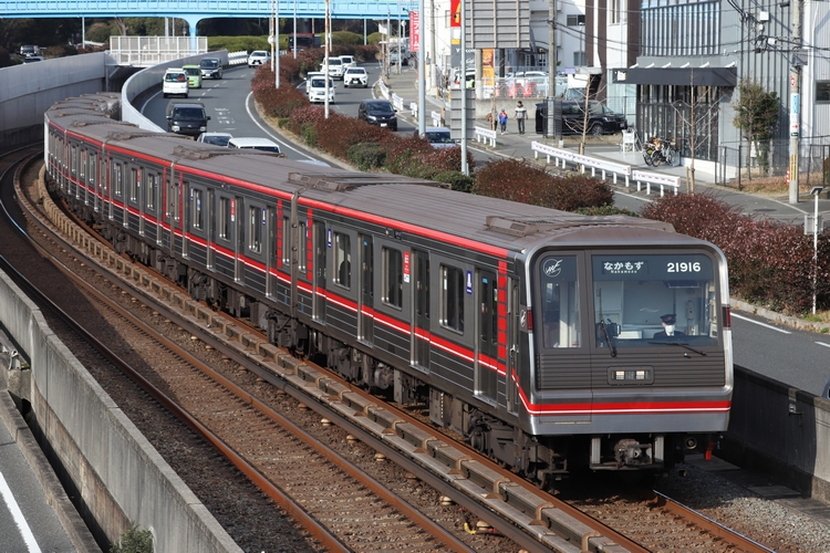 北大阪急行を撮影しました。 - 安全側線だいありー3