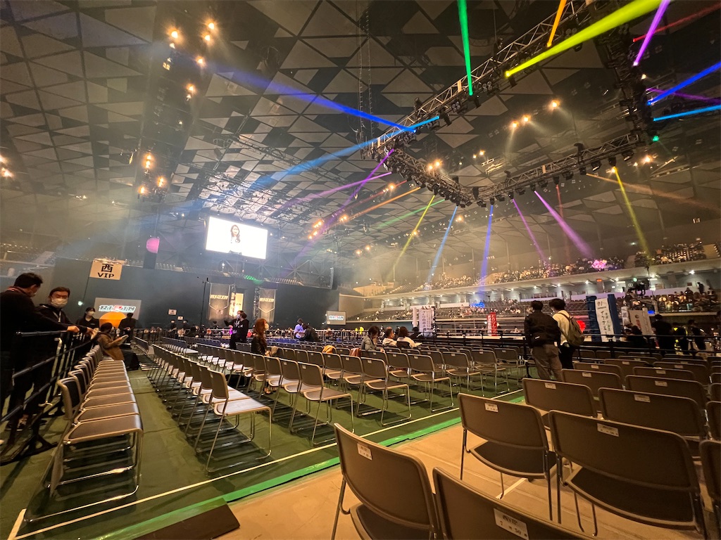 RIZIN　VIP席　連番二枚 RIZIN.35にVIPで入らせていただいた - 底辺だけど生きていくしかない