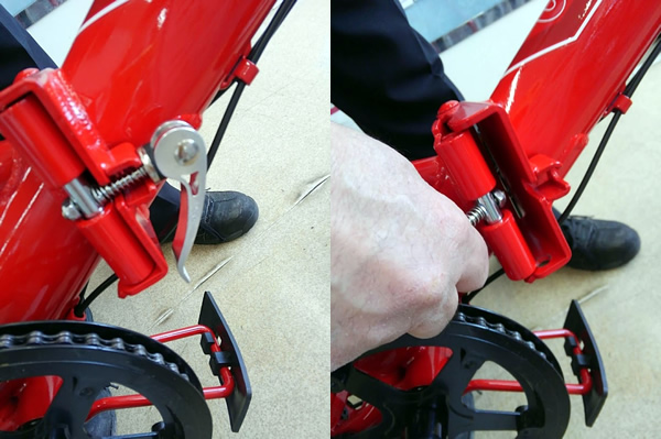 折り畳み自転車の折り畳み1