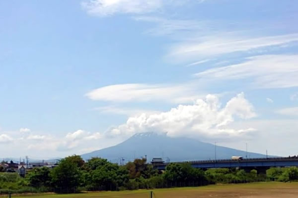 2020年6月18日の岩木山の写真