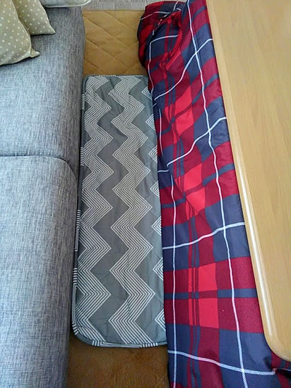 パット的な長座布団の写真