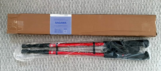 ネット通販で届いたトレッキングポール