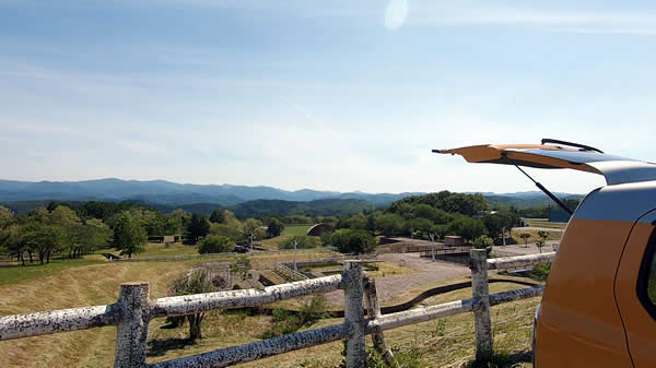白神山地の稜線が見えます01