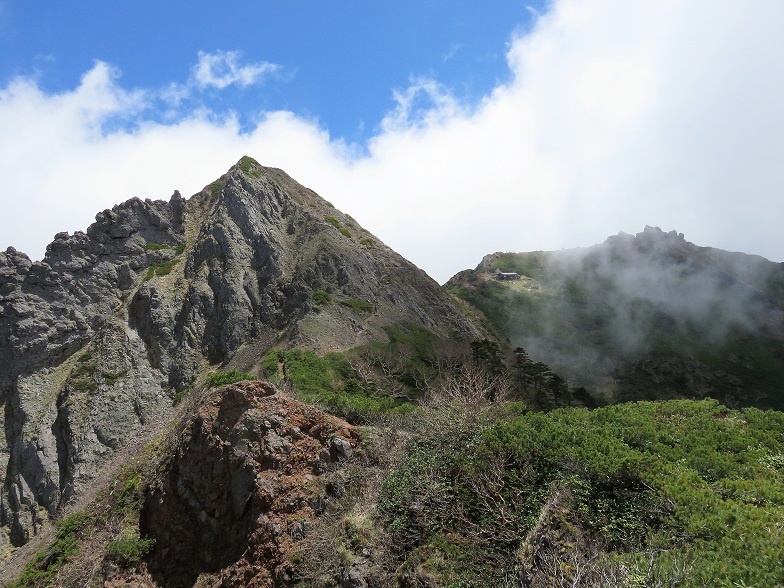 ギボシと権現小屋・権現岳までの登山ルート