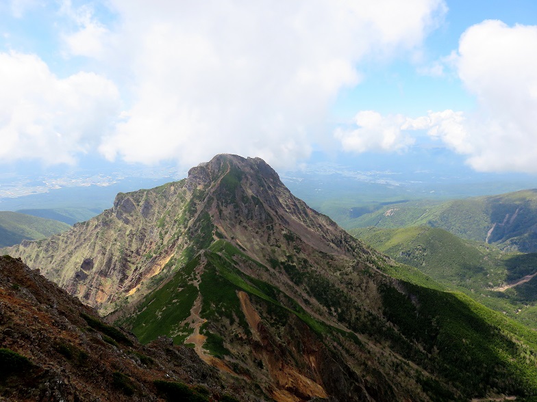 赤岳から見る阿弥陀岳