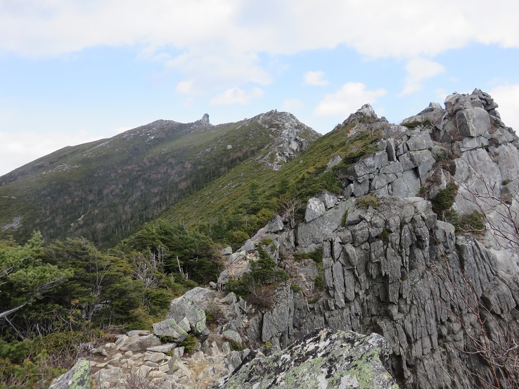 テント泊縦走中の秩父の山