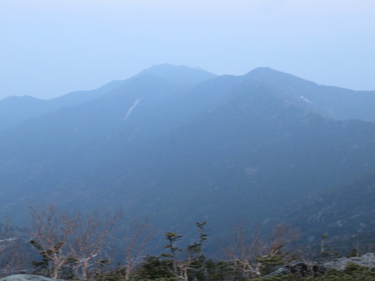 北奥千丈岳から金峰山と五丈石