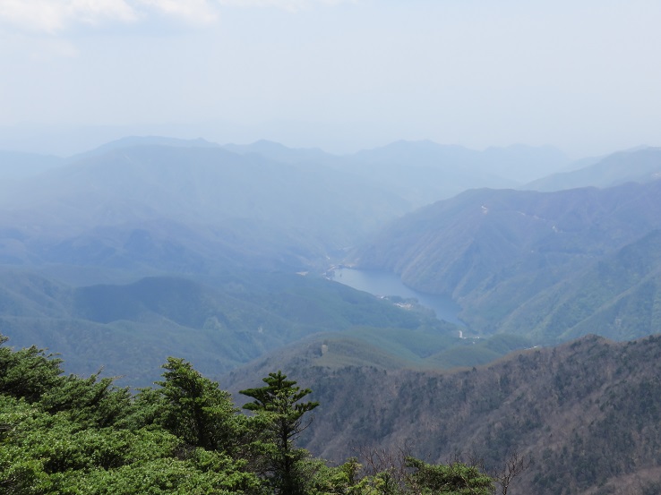 破風山周辺から広瀬湖