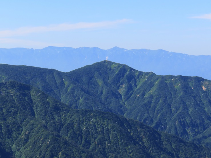 飯豊山の雪渓