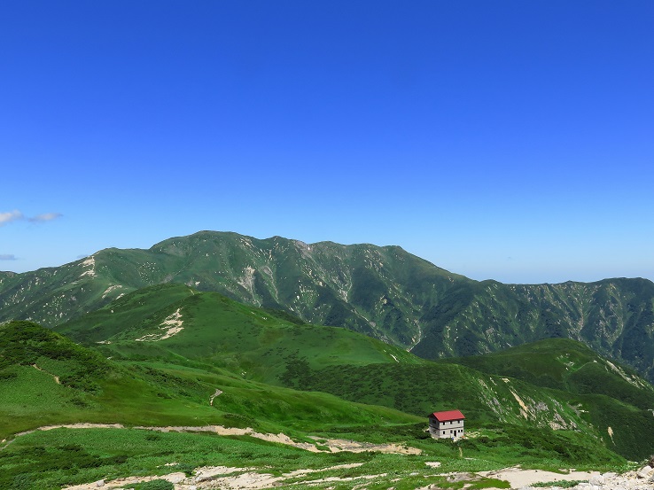以東岳と狐穴小屋