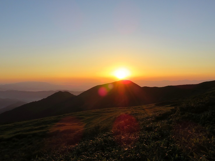 朝日連峰ご来光