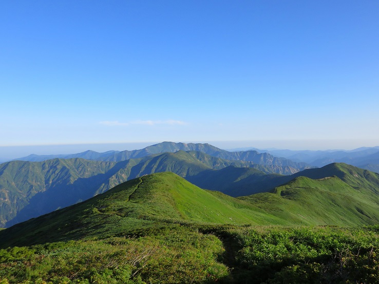 大朝日岳までの登山ルート