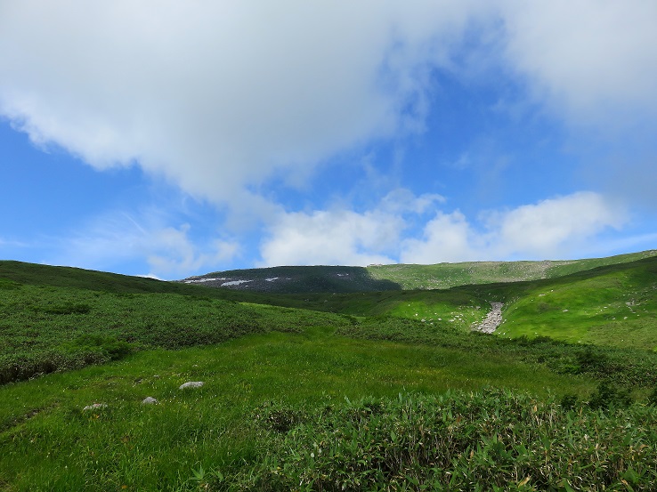 月山登山道の様子