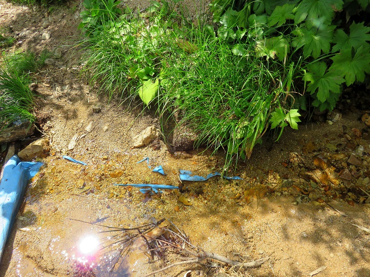 念仏ヶ原避難小屋の水場