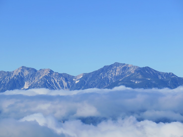 白馬岳方面