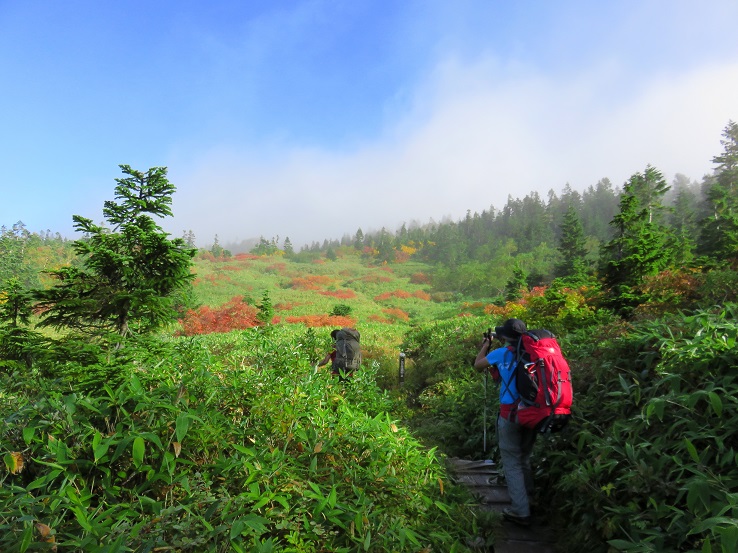 妙高山の紅葉が綺麗