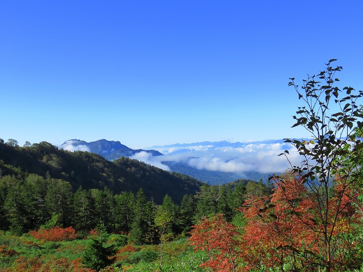 妙高山雄大な景色