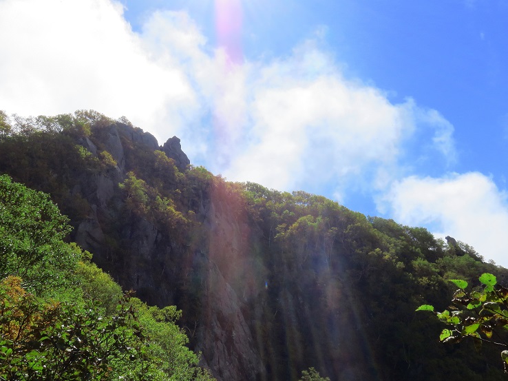 妙高山光の筋天使の階段